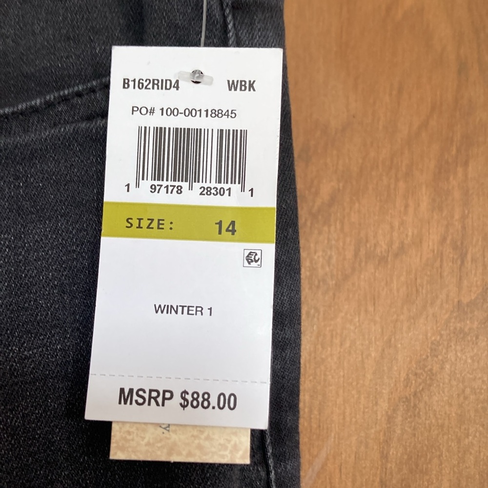 Democracy ab solution high rise itty bitty more boot jean raw hem 14 - Picture 11 of 17